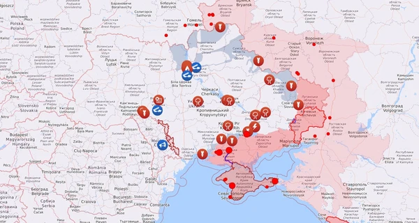 Мапа бойових дій в Україні: 01.11.2022