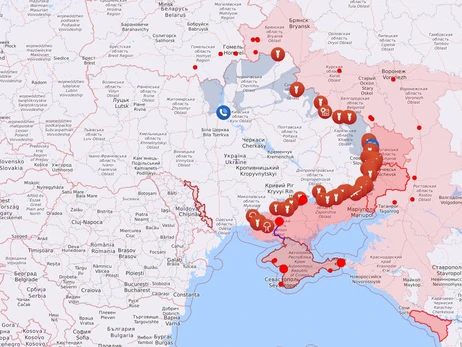 Карта боевых действий в Украине: 08.11.2022