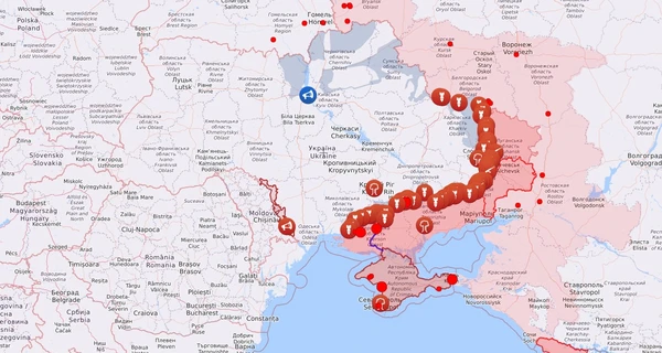 Мапа бойових дій в Україні: 09.11.2022