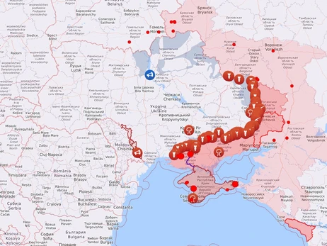 Карта боевых действий в Украине: 09.11.2022