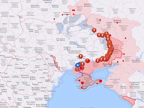 Карта боевых действий в Украине: 10.11.2022