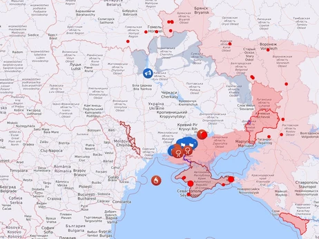 Карта боевых действий в Украине: 11.11.2022