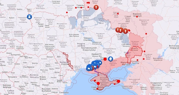 Карта бойових дій в Україні: 12.11.2022
