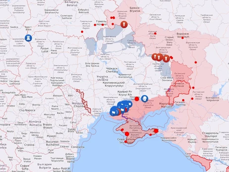 Карта боевых действий в Украине: 12.11.2022