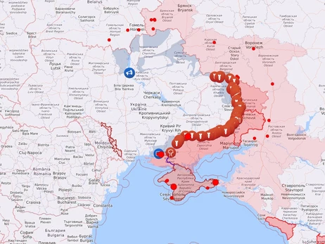 Карта боевых действий в Украине: 13.11.2022