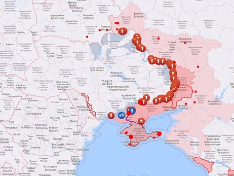 Карта боевых действий в Украине: 14.11.2022