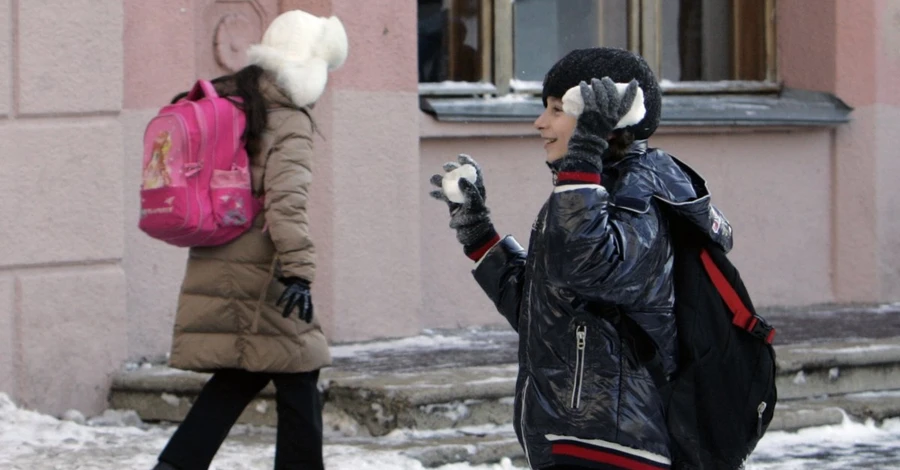 Зимние каникулы в Киеве продлятся месяц - школы будут пунктами обогрева
