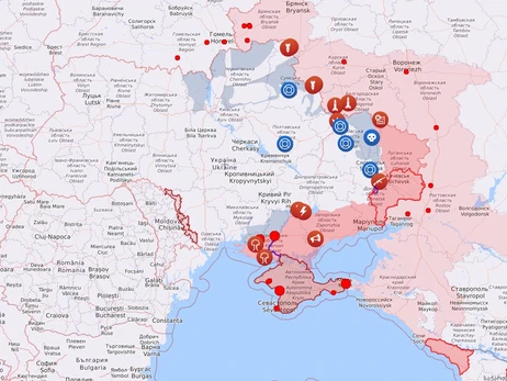 Карта боевых действий в Украине: 15.11.2022