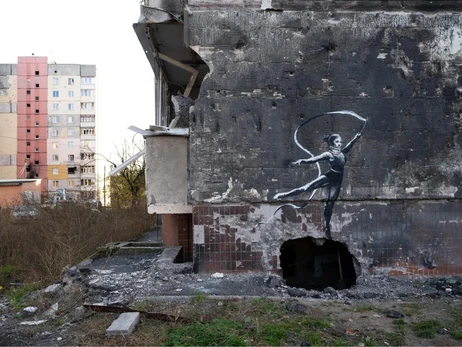 Бенксі підтвердив авторство семи графіті в Україні - фото