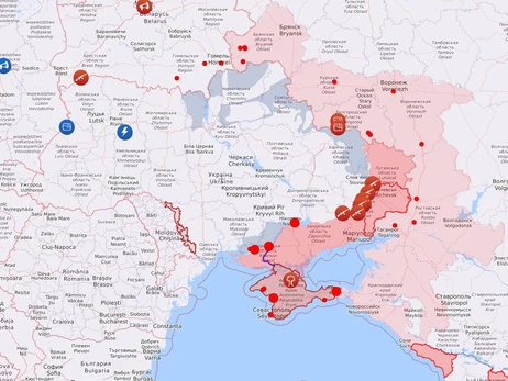 Карта боевых действий в Украине: 17.11.2022