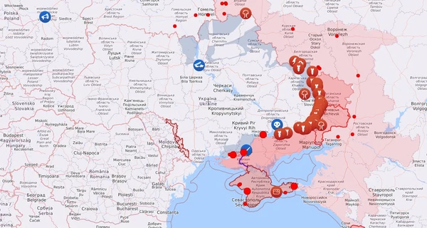 Карта боевых действий в Украине: 18.11.2022