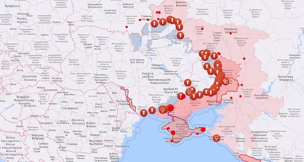 Карта бойових дій в Україні: 19.11.2022