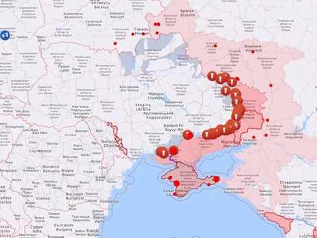 Карта боевых действий в Украине: 21.11.2022