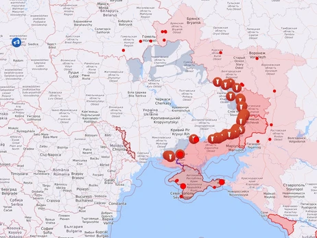 Карта боевых действий в Украине: 22.11.2022