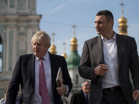 Борис Джонсон, теперь как и Виталий Кличко – оба почетные граждане Киева