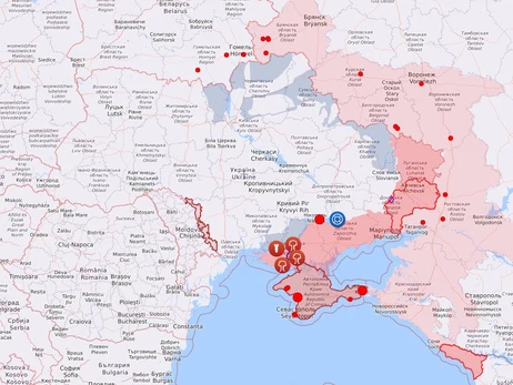Карта боевых действий в Украине: 25.11.2022