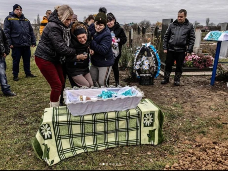 На Запоріжжі поховали немовля, яке вбили під час обстрілу Вільнянська