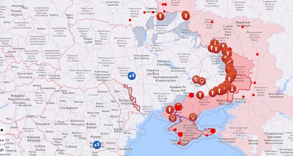 Карта бойових дій в Україні: 30.11.2022