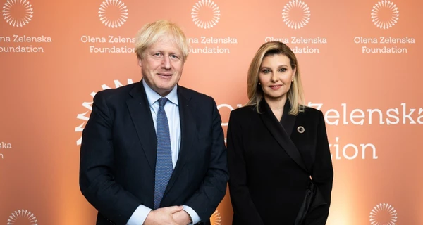 Борис Джонсон пришел на презентацию Фонда Елены Зеленской в Лондоне