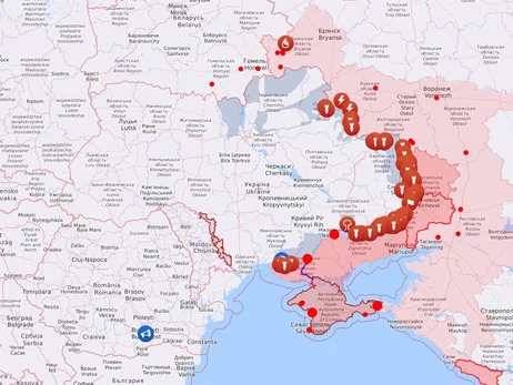 Карта боевых действий в Украине: 01.12.2022