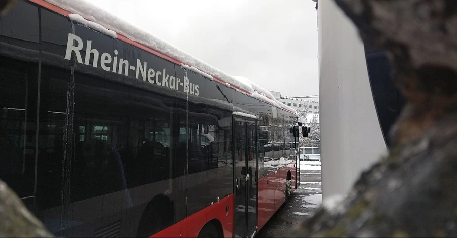 Автобусы от Германии наконец-то выходят на киевские маршруты