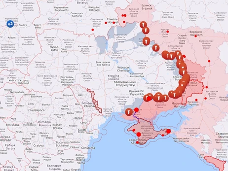 Карта боевых действий в Украине: 02.12.2022