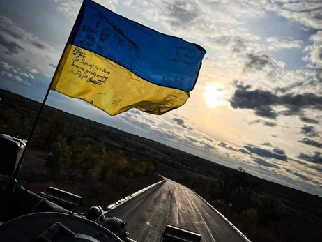  ВСУ подняли первый флаг Украины на левом берегу Херсонщины