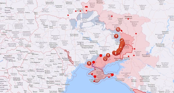 Карта бойових дій в Україні: 04.12.2022