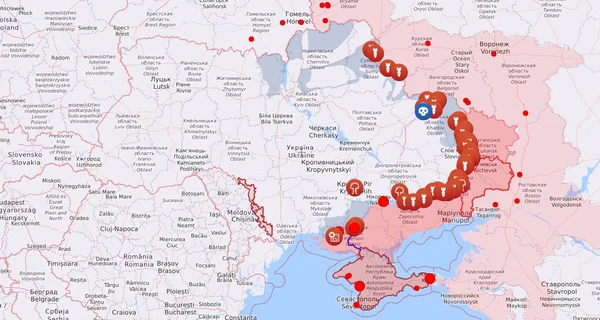 Карта бойових дій в Україні: 10.12.2022