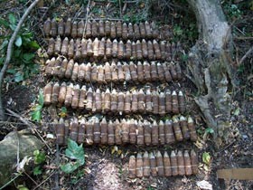 В Славянске нелегально производили бомбы 