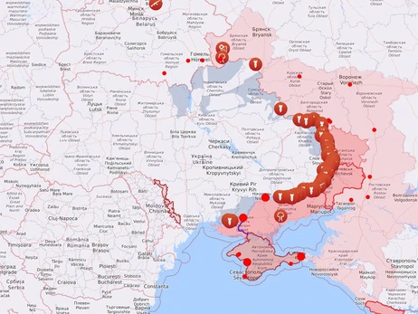 Карта боевых действий в Украине: 14.12.2022