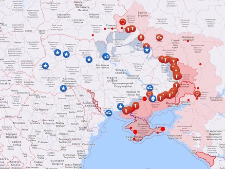 Карта боевых действий в Украине: 15.12.2022