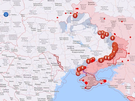 Карта боевых действий в Украине: 16.12.2022