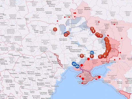 Карта боевых действий в Украине: 17.12.2022
