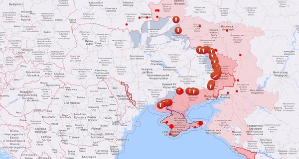 Карта бойових дій в Україні: 18.12.2022