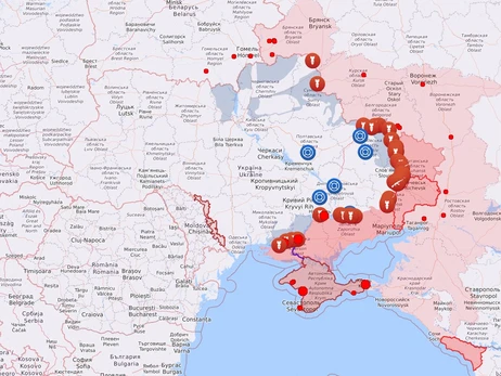 Карта боевых действий в Украине: 19.12.2022