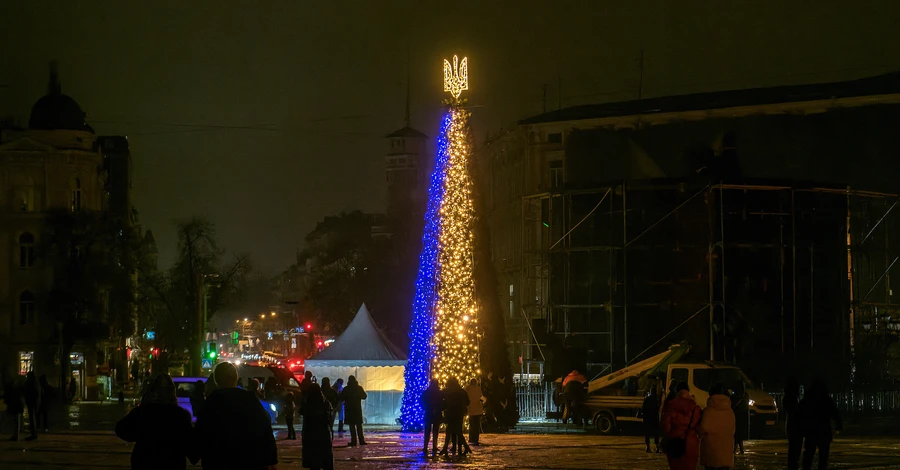 У Києві засвітили вогні на «Ялинці незламності»