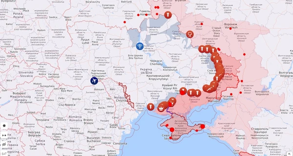 Карта бойових дій в Україні: 22.12.2022