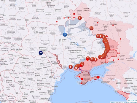 Карта боевых действий в Украине: 22.12.2022
