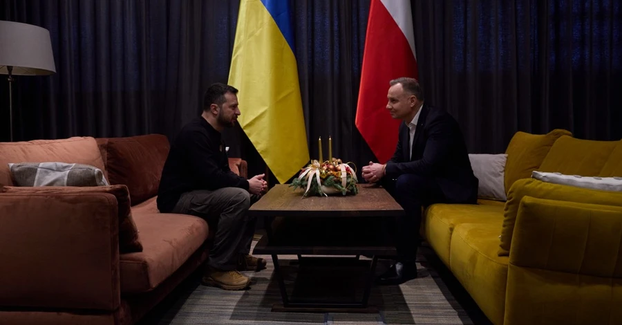 По дороге из США Владимир Зеленский встретился с президентом Польши