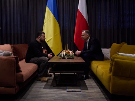 Дорогою зі США Володимир Зеленський зустрівся з президентом Польщі