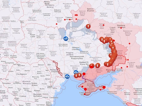 Карта боевых действий в Украине: 23.12.2022