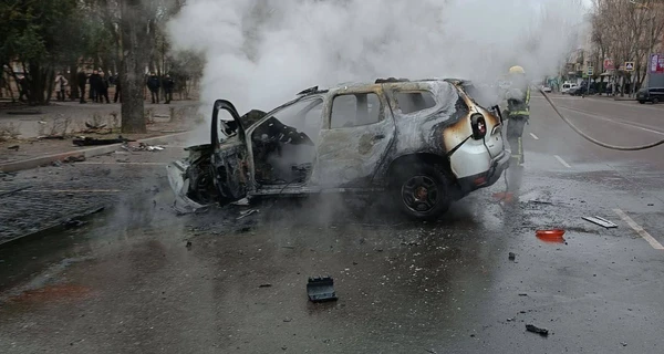 У Мелітополі пролунав вибух: підірвали авто з двома росіянами