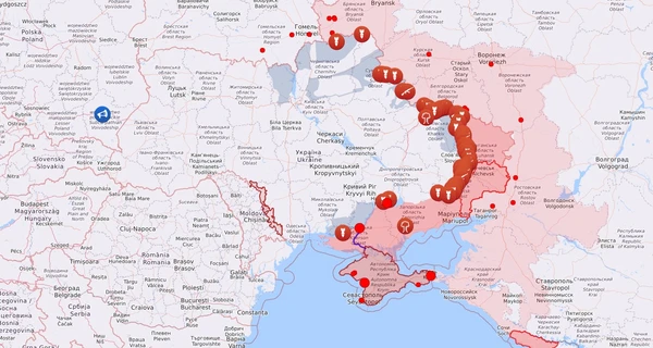 Карта бойових дій в Україні: 24.12.2022