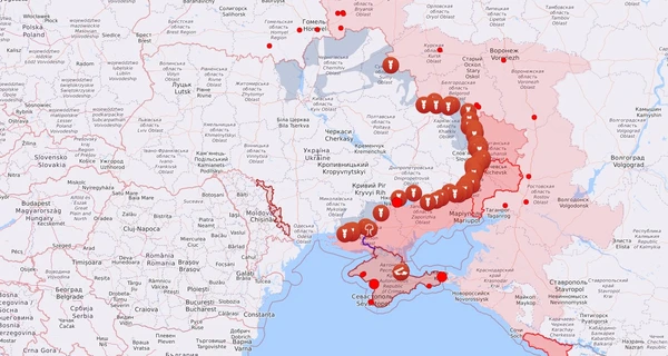 Карта бойових дій в Україні: 25.12.2022