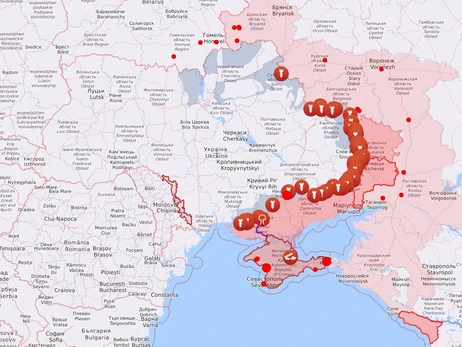 Карта боевых действий в Украине: 25.12.2022