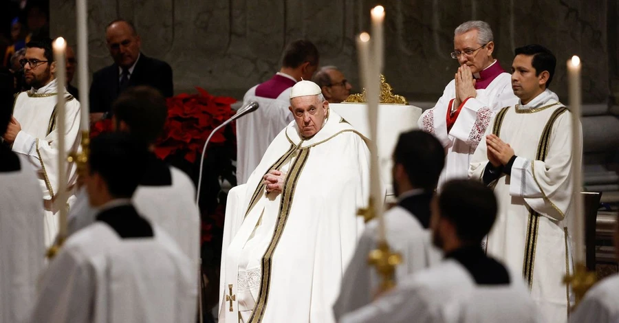 Папа Римский в Рождество вспомнил о 