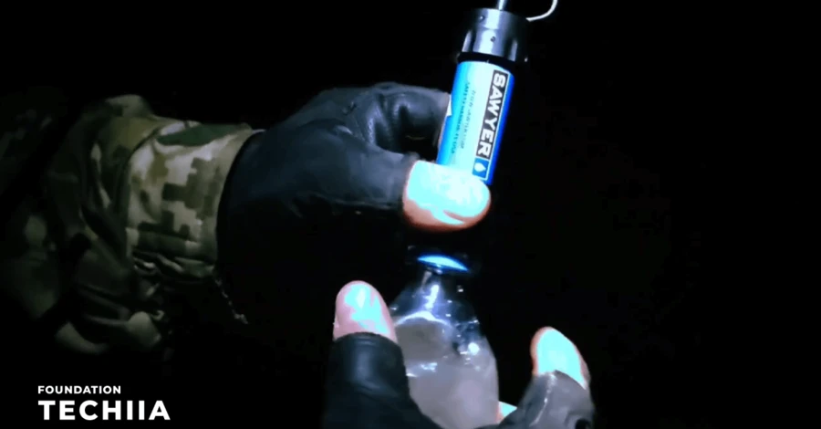 Факт. Военные получили 1000 фильтров для воды от Олега Крота из «Фундации Течия»