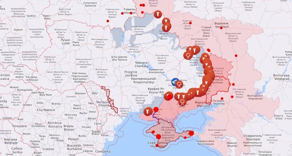 Карта бойових дій в Україні: 29.12.2022