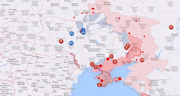Карта бойових дій в Україні: 01.01.2023